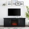 Crosley Camden Low Profile Fireplace Tv Stand For 65+ Inch Tv KF100558BK - alternate 8
