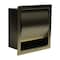 Alfi Brand PVD Brushed Gold Stainless Steel Recessed Toilet Paper Holder W/ Cover ABTPP77-BG - alternate 5