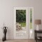 Vdomdoors Front Exterior Prehung Metal-Plastic Door Clear Glass / MANUX 8666 White Silk / Office Commercial a MANUX8666EXD-WS-W30+16xH80-LH-I - alternate 4