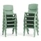 Flash Furniture Plastic Stacking School Chairs with 10.5 in Seat Height in Sage, 10PK 10-YU-YCX-003-SAGE-GG - alternate 8