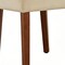 Homeroots Set of Two Beige and Brown Linen and Solid Wood Dining Side Chairs, 2PK 719664 - alternate 5