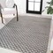 Jonathan Y Rabat High-Low Pile Mini-Diamond Trellis Dark Gray/Ivory 3 ft. x 5 ft. Indoor/Outdoor Area Rug SBH101C-3 - alternate 6
