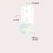 Jonathan Y Juno 13" 1-Light Farmhouse Industrial Metal/Glass Cylinder LED Sconce, White/Clear JYL9547E - alternate 10