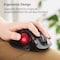 Elecom EX-G Wireless Ergo Trackball, Left handed, Ruby Ball bearing, 5 Programmable Buttons, Windows, Mac M-XT4DRBK-G - alternate 3