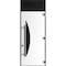Vdomdoors Front Exterior Prehung Steel Door Ronex1077 Teak 96 Transom Window Sidelite Entry Metal Modern RONEX1077EXD-OAK-W36xH96+16-LH-I - alternate 1