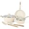 Gibson Home Plaza Cafe 7 Piece Forged Aluminum Cookware Set in Linen 138508.07 - alternate 1