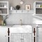 Apollo Tile 12x15 Wooden Grey, Bianco Carrara Marble Floor and Wall Mosaic Tile 6.18 sqft/case, 5PK APLSV88F04A - alternate 9