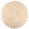 Lavish Home Bathroom Rugs 2 Woven Cotton Bath Mat Set for Boho Decor Round Rugs for Shower, Tub, Toilet, Vanity HT-BATH4-NT - alternate 1