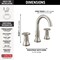 Delta Trinsic: Two Handle Widespread Bathroom Faucet 3558-SSMPU-DST - alternate 4