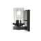 Jonathan Y Bungalow 4.5" 1-Light Iron/Seeded Glass Rustic Farmhouse LED Vanity Light, Oil Rubbed Bronze JYL7507A - alternate 13