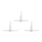 Homeroots Set of Three White Resin Diving Man Hanging Dimensional Sculpture, 3PK 332361 - alternate 1