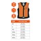 Ergodyne 3XL Orange Dry Evaporative Cooling Vest - Zipper 6685 - alternate 6