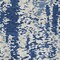 Homeroots 5' X 8' Navy Blue And Ivory Abstract Washable Indoor Outdoor Area Rug 612630 - alternate 7