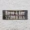 Signmission Bacon & Egg Sandwiches, 48 Inch x 120 Inch, Vinyl Banner B-120-30475 - alternate 5