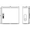 Siemens ALPHA 400 wall-mounted cabinet IP44 Protection class 1 H=500 mm 8GK1122-1KA22 - alternate 2