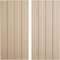 Ekena Millwork Rustic Four Board Joined Board-n-Batten Rough Sawn Faux Wood Shutters w/No Batten, 22W x 30H, PR SHUBJN22X30RSPR - alternate 1