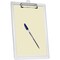 Acrimet 3 Pack Clipboard Letter Size A4 Low Profile Clip & Side Rulers, Durable Plastic - Crystal, 3PK 134.3 - alternate 7