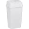 Sterilite 13 Gal. White Swing Top Wastebasket 10898004 - alternate 4
