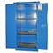 Securall Acid/Corrosive Storage Cabinet, 60 Gallon, 2 Shelves, 31 in W x 67 in H x 31 in D, Blue C360 - alternate 2