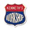 Signmission Kenneth's Workshop, 12 Inch X 12 Inch, Aluminum Metal Sign SHI-A-12-489-KENNETH - alternate 1