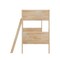 Flash Furniture Dallas Bunk Bed Twin Over Twin, Convertible Slatted Solid Wood Bunk Bed Frame w/Ladder, Natural MG-0900-31-TTB-NAT-GG - alternate 7