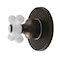 Kingston Brass Single-Handle Six-Way Diverter Valve with Round Trim Kit, Oil Rubbed Bronze KS4035PX - alternate 1