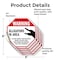 Signmission Warning Alligators in Area Do Not S, 6 inch X 6 inch, Vinyl Decal, 5PK OC-D-5PACK-6-339 - alternate 4