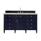 James Martin Vanities Brittany 60" Single Vanity, Victory Blue, w/ 3 CM Tajnar Eclos Top 650-V60S-VBL-3TJR - alternate 1