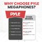 Pyle 40W Megaphone Speaker PA Bullhorn with Built-In Siren, Bluetooth, Adjustable Volume Control & PMP42BT - alternate 8