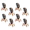 Mytee Products 2in x 9ft Ratchet Tire Strap w/ Swivel J Hooks & Rubber Pads, 8PK RST-209SHRB-HD-ORx8 - alternate 8