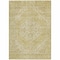 Homeroots 9' X 12' Gold Tan And Beige Oriental Washable Indoor Outdoor Area Rug 603813 - alternate 8