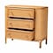 Bali & Pari Radenza Bohemian Light Honey Rattan 3-Drawer Storage Cabinet 248-13703-ZORO - alternate 8