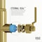 Vigo Hart Angular Single Handle Pull-Down Spout Kitchen Faucet in Matte Brushed Gold VG02036MG - alternate 5