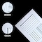 Sierra Grates 4 in. H X 14 in. W 4-Way 45 Degree Louvered, Steel, White Sidewall / Ceiling Register FWC414-WHT - alternate 4