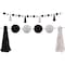 Teacher Created Resources Black and White Pom-Poms and Tassels Garland, 3PK TCR8902 - alternate 3