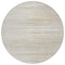 Homeroots 8' Linen Gray And Beige Round Striped Washable Indoor Outdoor Area Rug 597261 - alternate 5