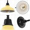 Jonathan Y Aurora 12.25" 1-Light Farmhouse Industrial Iron LED Gooseneck Arm Outdoor Sconce, Matte Yellow JYL7613H - alternate 6