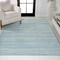 Jonathan Y Williamsburg Minimalist Stripe Turquoise/Cream 8 ft. x 10 ft. Area Rug MOH201B-8 - alternate 1