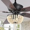 Jonathan Y Erin 52" 3-Light Rustic Farmhouse Iron/Wood Bead Mobile-App/Remote-Controlled LED Ceiling Fan, Black/ JYL9618B - alternate 14