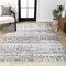 Jonathan Y Tidal Modern Strie' Ivory/Black 4 ft. x 6 ft. Area Rug SOR202C-4 - alternate 1