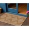Homeroots 3' X 5' Copper And Beige Geometric Washable Indoor Outdoor Area Rug 598610 - alternate 1