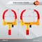 Av Steel Universal Wheel Lock Clamp, Heavy Duty Trailer Wheel Lock, 2pc AV-900201W - alternate 6