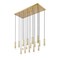 Z-Lite Stari 17-Light Linear Chandelier, 18 in W, Modern Gold 1956P-17L-MGLD - alternate 7