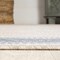 Jonathan Y Lucia Classic Diamond Border Cream/Blue 3 ft. x 5 ft. Indoor/Outdoor Area Rug SMB207A-3 - alternate 8