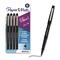 Paper Mate Flair Felt Tip Porous Point Pen, Stick, Medium 0.7 mm, Black Ink, Black Barrel, 4PK 84344 - alternate 5