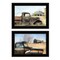 Homeroots Set Of Two Vintage Farm Trucks 2 Black Framed Print Wall Art, 2PK 406075 - alternate 1
