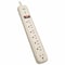 Tripp Lite Outlet Strip, Surge, 7 5-15R, 5-15P, 4 ft., White TLP74R - alternate 1