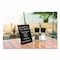 Excello Global Products Tabletop Chalkboard Signs, Black Surface, 4 x 6, 3PK EGP-HD-0509-S - alternate 3