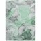 Homeroots 5' X 8' Green Abstract Washable Non Skid Indoor Outdoor Area Rug 559509 - alternate 9