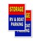 Signmission Storage Rv & Boat Parking, Vinyl Decals Only 24 Inch x 36 Inch, Vinyl Decal, 2PK DSB-2436-2PACK-Storage Rv & Boat Parking - alternate 1